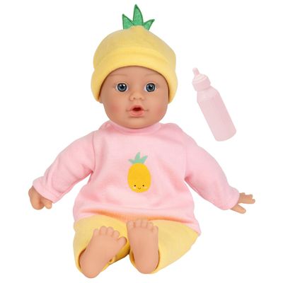 Adora Sweet Baby - 11 Soft & Cuddly Baby Doll, Realistic Features, Gentle Scent, Machine Washable, Lightweight & Easy to Hold | Adorable Playmate (Pineapple)