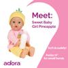 Adora Sweet Baby - 11 Soft & Cuddly Baby Doll, Realistic Features, Gentle Scent, Machine Washable, Lightweight & Easy to Hold | Adorable Playmate (Pineapple) view 2