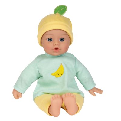Adora Sweet Baby - 11 Soft & Cuddly Baby Doll, Realistic Features, Gentle Scent, Machine Washable, Lightweight & Easy to Hold | Adorable Playmate (Banana)