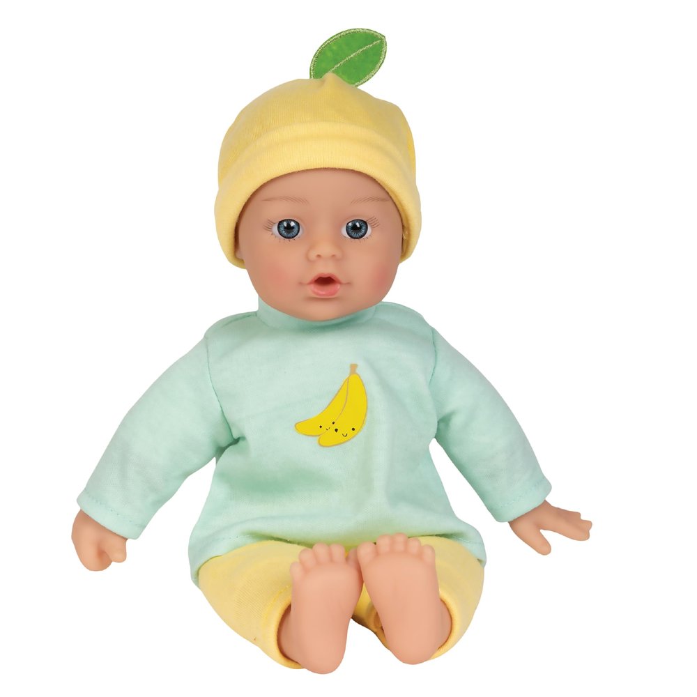 Adora Sweet Baby - 11 Soft & Cuddly Baby Doll, Realistic Features, Gentle Scent, Machine Washable, Lightweight & Easy to Hold | Adorable Playmate (Banana)