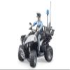 Bruder 63011 Police Quad w Light Skin Policeman and Accessories view 1