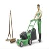 Bruder 62103 bworld Gardener w Lawn Mower and Accessories view 1
