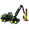 Bruder John Deere 1270G Harvester Toy with Rotating Cab and Tree Trunk  Realistic 1:16 Scale Forestry Vehicle for Kids view 3