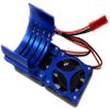 NHX 540/550 Motor Aluminum Heat Sink w/Twin Cooling Fan Blue view 3