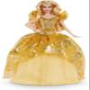 Barbie Signature 2020 Holiday Barbie Doll (12-inch Blonde Long Hair) in Golden Gown, with Doll Stand and Certificate of Authenticity, Gift for 6 Year Olds and Up view 1