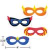 Creative Converting Superhero Party Masks, 4 ct view 2