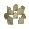 10 wooden house shapes, wooden house, unfinished block house, wood house, unfinished wooden house view 1
