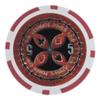 Brybelly The Ultimate Poker Chip Holo Inlay Heavyweight 14-gram Clay Composite - Pack of 50 ($5.00 Red) view 1
