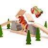 Bigjigs Rail, T-Rex Bursting Bridge, Wooden Toys, Dinosaur Toys, Bigjigs Train Accessories, Dinosaur Track, Wooden Train Sets, Trains for Kids, Bigjigs Trains view 1