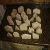 25 handmade unfinished wooden house shapes, wooden house,wood block house, assorted wooden house set view 4