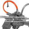 Hot Wheels Replacement Parts for Criss Cross Crash Car Race Track DTN42 - Includes 1 Curve Orange Track and 1 Curve Blue Track - 1/8 inch Rail Gauge - T Scale view 3