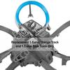 Hot Wheels Replacement Parts for Criss Cross Crash Car Race Track DTN42 - Includes 1 Curve Orange Track and 1 Curve Blue Track - 1/8 inch Rail Gauge - T Scale view 4
