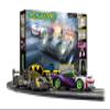 Scalextric Batman vs Joker 1:32 Spark Plug Slot Car Race Track Set C1415T, Black view 1