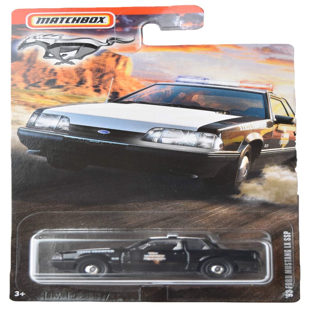 Mathcbox '93 Ford Mustang LX SSP, Black
