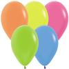 100 NEON UV Glow Blacklight Reactive 12" Birthday Party Latex Balloons view 1