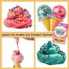 Original Stationery Ice Cream Slime Kit for Girls, DIY Cherry-Scented Slime Making Set with 31 Pieces, Fun Arts and Crafts for Kids Ages 812, Easter and Birthday Gift view 2