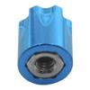 4PCS Share Goo Aluminium RC M4 Wheel Nut,RC Car Dustproof Wheel Rim Center Cap Hub Compatible with Traxxas TRX4 Axial SCX10 90046 D90 Tamiya Redcat HPI 1/10 RC Crawler Car (Blue) view 3
