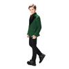 Sxfashbrd Boys Velvet Blazer Tuxedos 2 Pieces Suit Slim Fit Jacket Coats Formal Party Outerwear Costume Green view 2