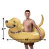 GoFloats Buddy The Dog Party Tube Inflatable Raft, Float in Style (for Adults and Kids) view 4
