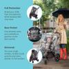 J.L. Childress Stroller Rain Cover - Universal Stroller Poncho - Stroller Accessory - Ventilated Baby Weather Shield and Protection Rain Cover view 3