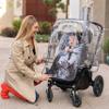 J.L. Childress Stroller Rain Cover - Universal Stroller Poncho - Stroller Accessory - Ventilated Baby Weather Shield and Protection Rain Cover view 4