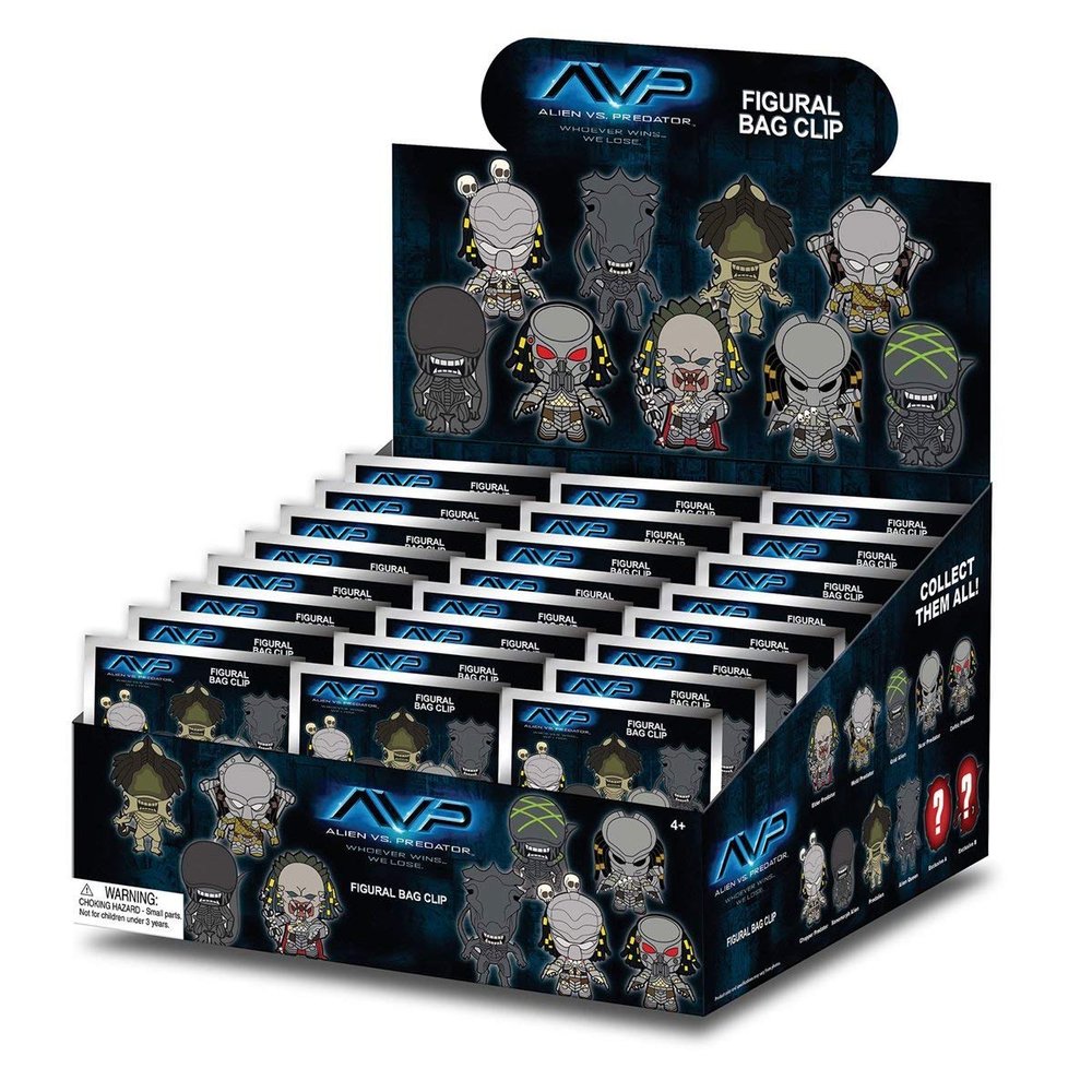 Aliens vs Predator 3D Foam Bag Clip in Blind Bag