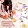 Story Magic Wooden Dress-Up Doll by Horizon Group USA, Dress Up Magnetic Wood Double Sided Doll, Over 40 Outfit and Accessory Pieces, Creative Pretend Play, Perfect for Ages 4+ view 3