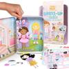 Story Magic Dress-Up Dolls Playset, Pretend Play Magnetic Case, Magnet Outfit and Accessory Pieces, Great for Travel or Playdates, Magnetic On The Go Activity Set for Ages 4, 5, 6, 7 , Pink view 1