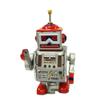 Charmgle Wind-up Robot Toy Clockwork Walking Alien Drummer Toys Handmade Novelty Birthday Gifts Home Decoration Silver view 4