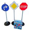 alldoro 60096 Childrens Road Approx. 72 cm Tall 3 Stands 6 12 Clips for Small Course, Traffic Sign view 1