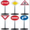 alldoro 60096 Childrens Road Approx. 72 cm Tall 3 Stands 6 12 Clips for Small Course, Traffic Sign view 2