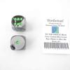 Black and Grey Gemini Dice with Green Pips 30mm (1.18in) D6 Pack of 2 Wondertrail view 1