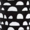 Moon and Back Black White Polka Dot 7 inch Plush Children's Stuffed Activity Rattle Toy view 2