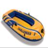 INTEX Challenger 2-Person Inflatable Boat Set with Oars and Pump, 3-Pack view 3