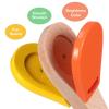 Castanets, Clackers Toy, Hand Clappers Wooden, Music Clapper, Baby Castanet, Music Instruments Toy, Traditional Wood Hand Percussion Castanets for Kids Children Toddler Baby view 3