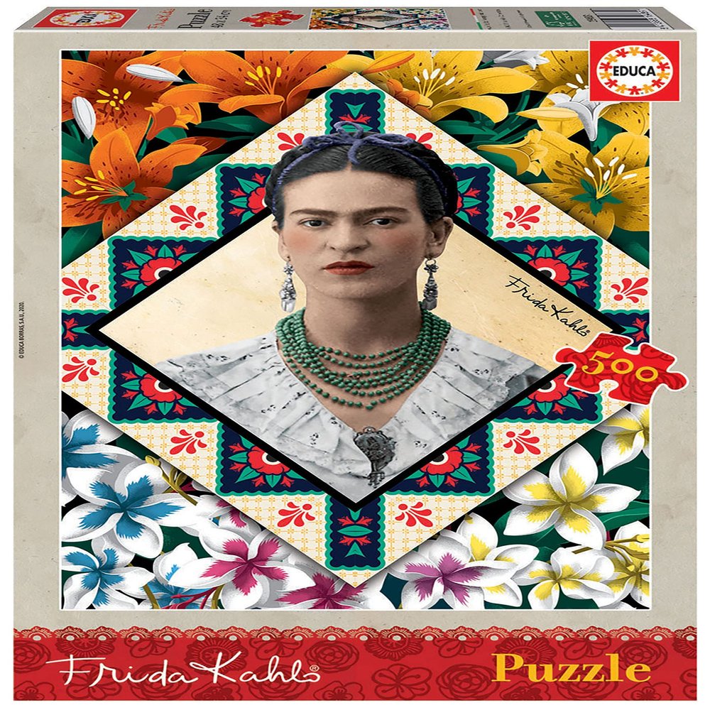 Educa Borras Frida Kahlo Series Puzzle 500 Pieces