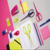 MILAN Blister Office Scissors Acid Yellow 17 cm view 3