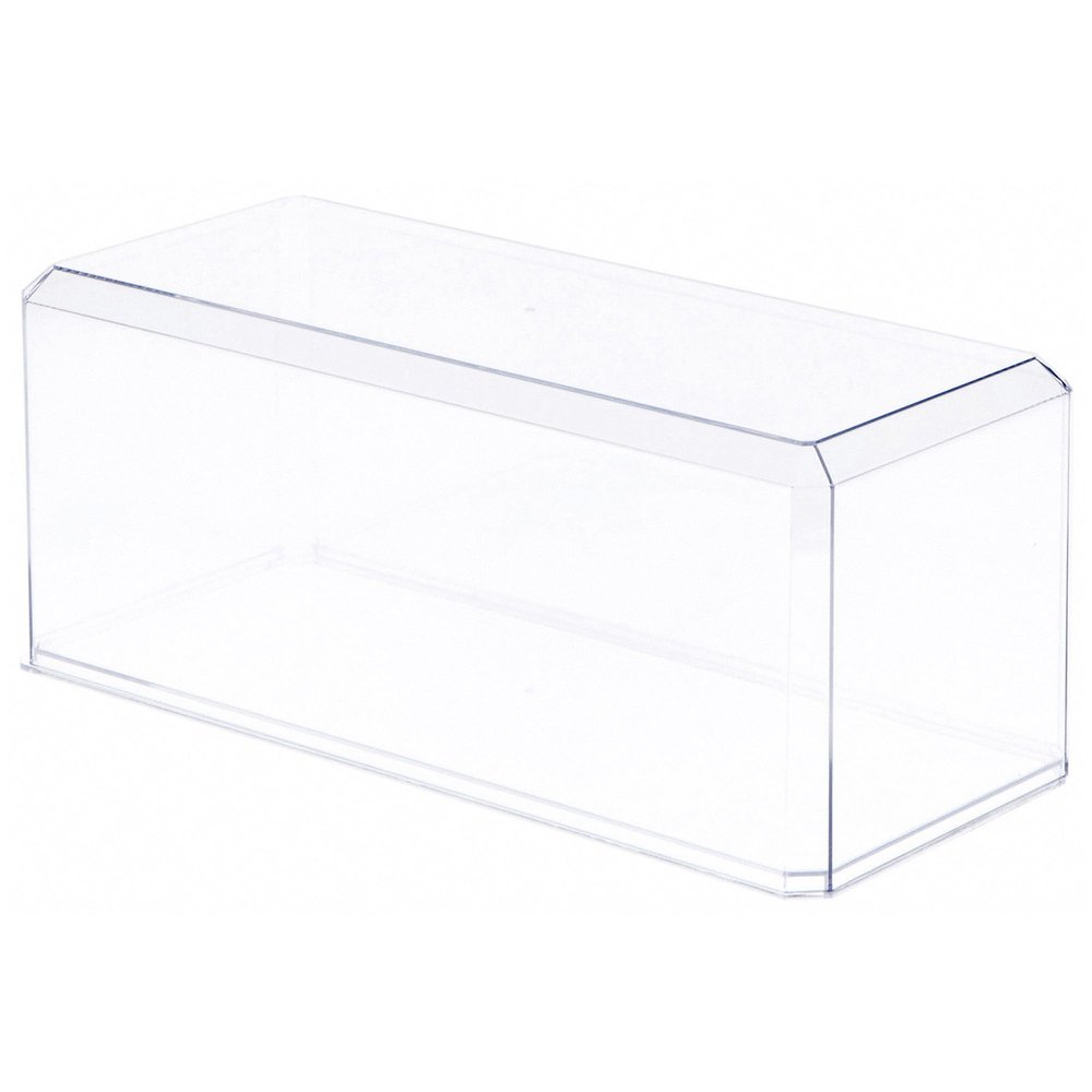 Pioneer Plastics 355C Clear Plastic Display Case for 1:18 Scale Cars, 13" W x 5.5" D x 5" H (Mailer Box), Pack of 9
