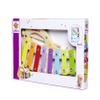 Eichhorn 100003482 Musik xylophon aus Holz Colourful Scale with 8 Tones, Including 1 Clapper and Songbook with Five Songs to Replay, 3 Parts, 30 x 15 cm, from Two Years view 3