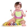 Eichhorn 100003482 Musik xylophon aus Holz Colourful Scale with 8 Tones, Including 1 Clapper and Songbook with Five Songs to Replay, 3 Parts, 30 x 15 cm, from Two Years view 4