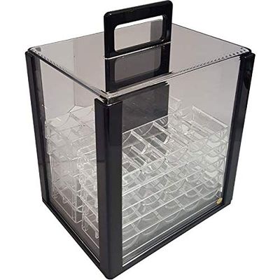 MRC POKER Chip Carrier with 10 pcs Chips Tray (1000 Capacity)