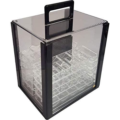 MRC POKER Chip Carrier with 10 pcs Chips Tray (1000 Capacity)