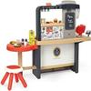 Smoby 2 in 1 Chef Corner Restaurant, Kids Role Play Pretend Kitchen and Restaurant with Lights, Sounds and 70 Accessories view 3