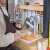 Smoby 2 in 1 Chef Corner Restaurant, Kids Role Play Pretend Kitchen and Restaurant with Lights, Sounds and 70 Accessories view 4
