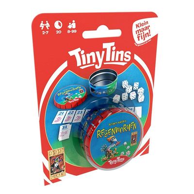 999 Games - Tiny Tins: Earthworms (Loose) Worms - From 8 Years - One of the Best Games from 2016 - Reiner Kniezia - for 2 to 7 Players - 999-RGW06