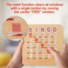 GSE Games & Sports Expert 5Ply Stitched Shutter Bingo Cards, Finger-Tip Shutter Slide Bingo Cards, Easy-Read Large Print Bingo Cardboard with Sliding Windows (10-Pack) view 4