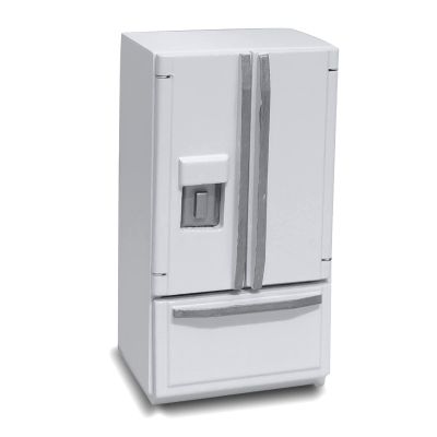 FIIMO 1/12 Dollhouse Miniature Fridge,Dollhouse Furniture Wooden White Fridge Refrigerator Dollhouse Decoration Accessories