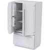 FIIMO 1/12 Dollhouse Miniature Fridge,Dollhouse Furniture Wooden White Fridge Refrigerator Dollhouse Decoration Accessories view 3