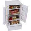 FIIMO 1/12 Dollhouse Miniature Fridge,Dollhouse Furniture Wooden White Fridge Refrigerator Dollhouse Decoration Accessories view 4