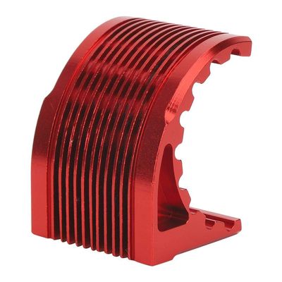 Tbest RC Car Motor Heatsink, Aluminum Alloy RC Car Motor Heatsink Cooling Fin Part for 4274 1515 1512 Brushless Motor 42mm(Red)